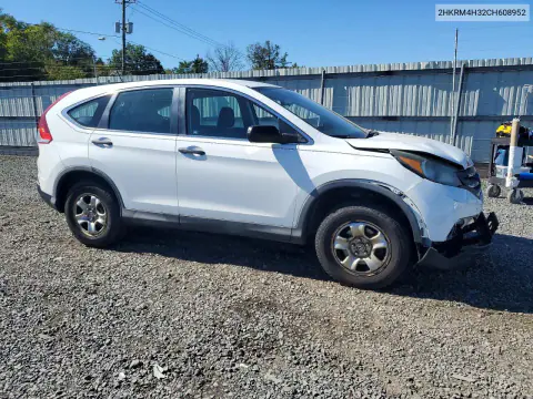 2012 Honda Cr-V Lx VIN 2HKRM4H32CH608952 фото 4
