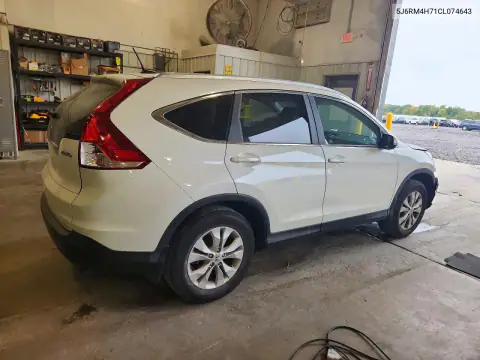5J6RM4H71CL074643 — 2012 Honda CR-V, фото 3 с аукциона Copart, Передняя часть