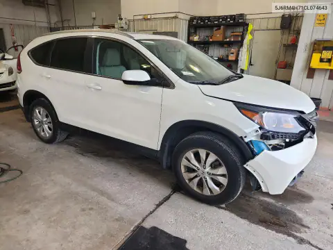 5J6RM4H71CL074643 — 2012 Honda CR-V, фото 4 с аукциона Copart, Передняя часть