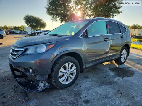 5J6RM3H70CL018509 — 2012 Honda CR-V, Передняя часть, фото до ремонта