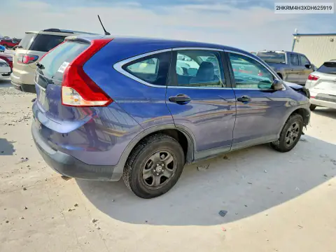 2HKRM4H3XDH625919 — 2013 Honda CR-V, фото 3 с аукциона Copart, Передняя часть