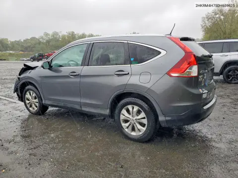 2013 Honda Cr-V Exl VIN 2HKRM4H75DH659625 фото 2