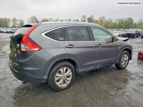 2013 Honda Cr-V Exl VIN 2HKRM4H75DH659625 фото 3