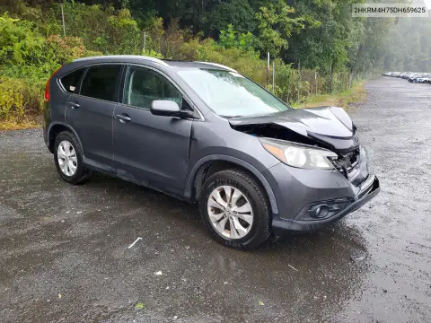 2013 Honda Cr-V Exl VIN 2HKRM4H75DH659625 фото 4
