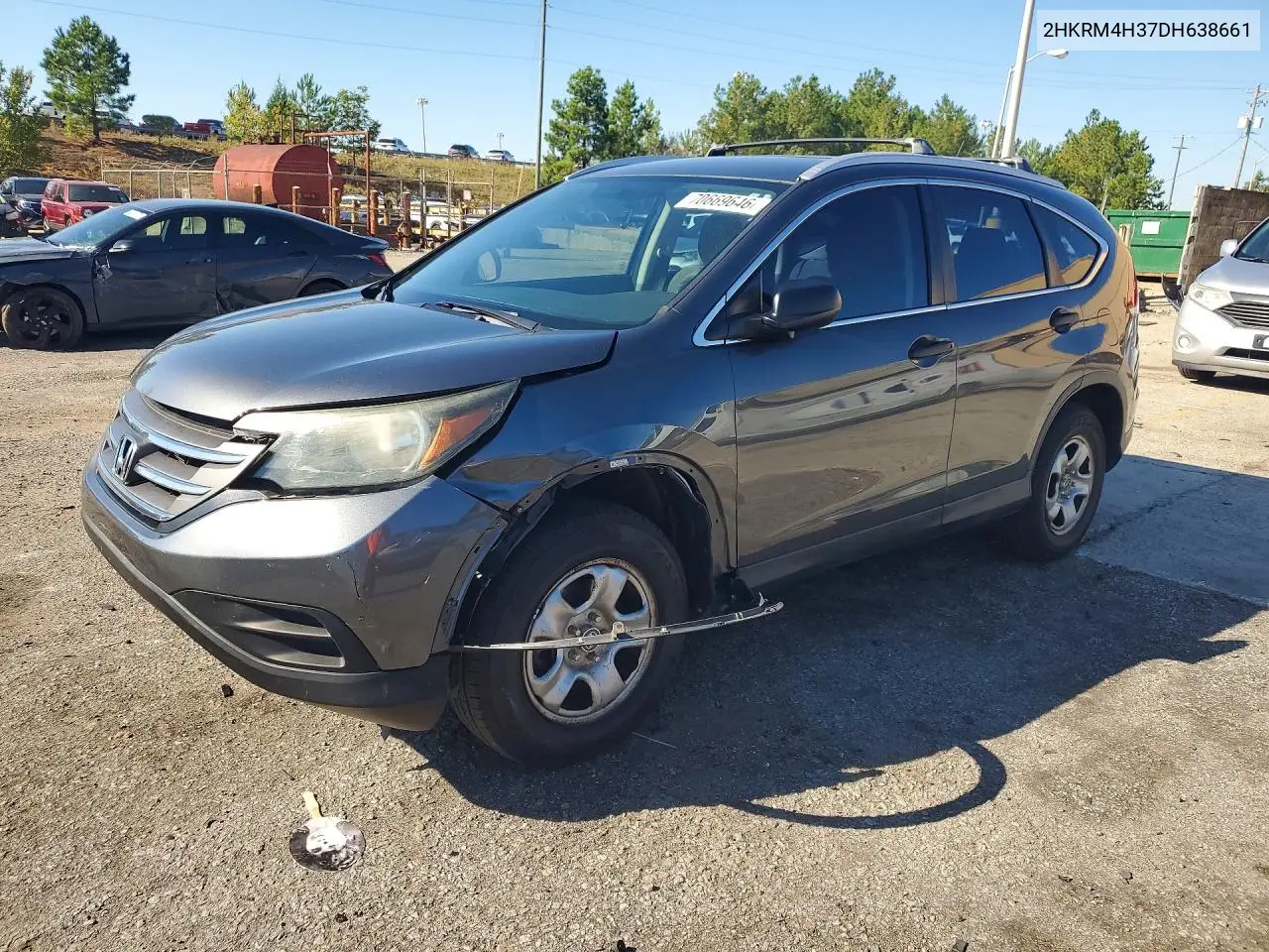 2013 Honda Cr-V Lx VIN 2HKRM4H37DH638661 фото 1