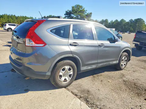 2013 Honda Cr-V Lx VIN 2HKRM4H37DH638661 фото 3