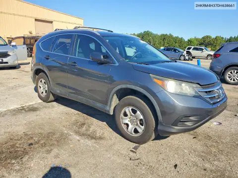 2013 Honda Cr-V Lx VIN 2HKRM4H37DH638661 фото 4