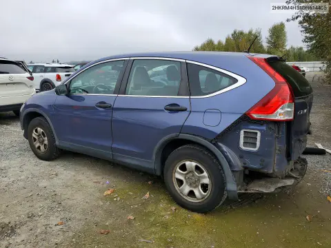 2013 Honda Cr-V Lx VIN 2HKRM4H31DH614405 фото 2