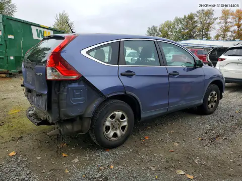 2013 Honda Cr-V Lx VIN 2HKRM4H31DH614405 фото 3