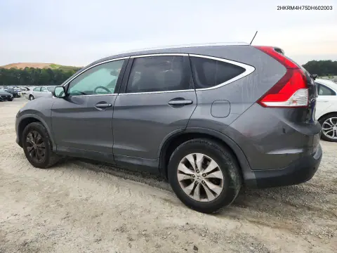 2013 Honda Cr-V Exl VIN 2HKRM4H75DH602003 фото 2