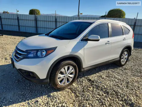 5J6RM3H78DL020977 — 2013 Honda CR-V, Задняя часть, фото до ремонта