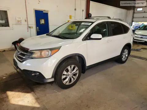 5J6RM4H77DL051787 — 2013 Honda CR-V, Задняя часть, фото до ремонта