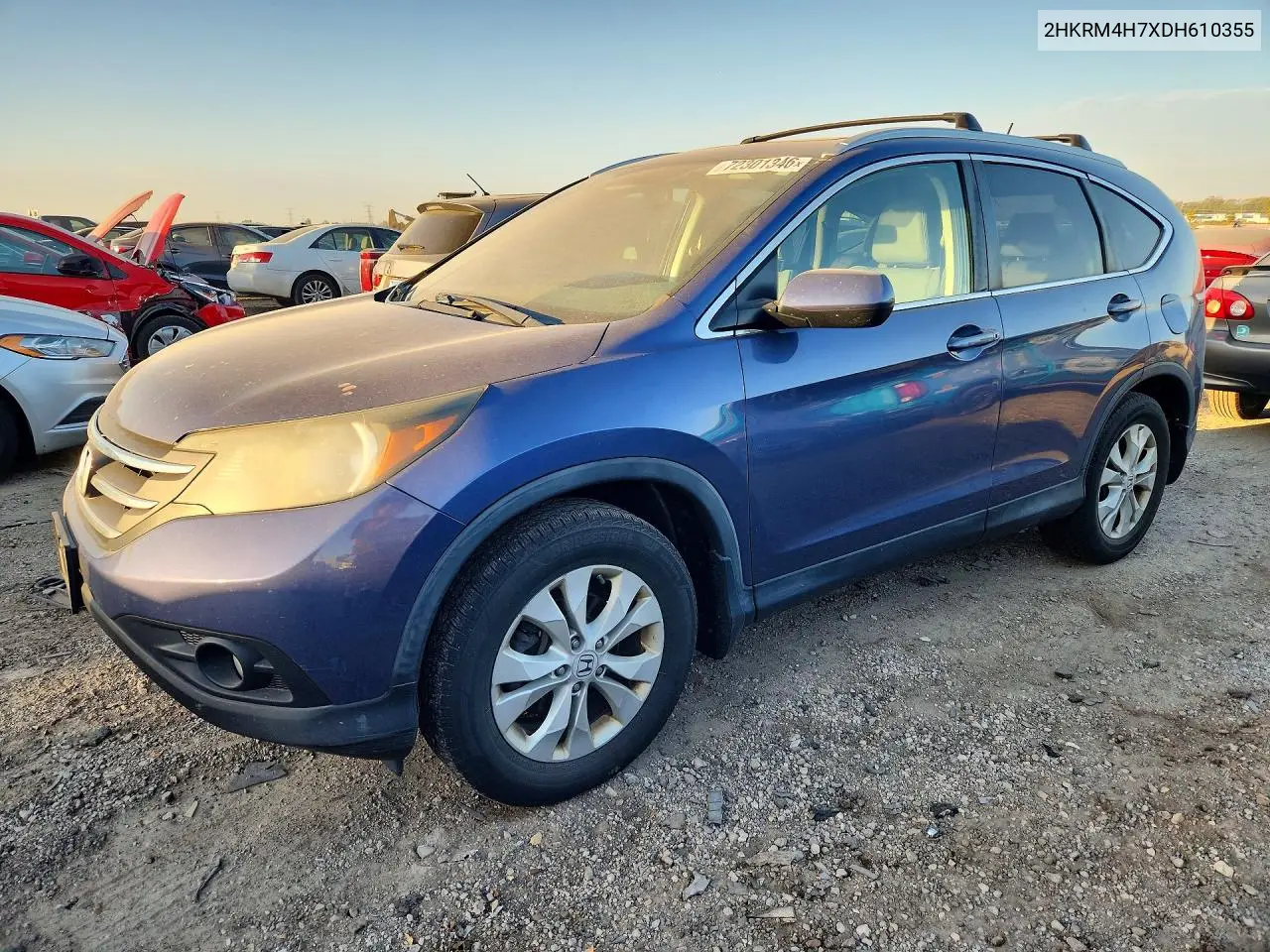 2013 Honda Cr-V Exl VIN 2HKRM4H7XDH610355 фото 1