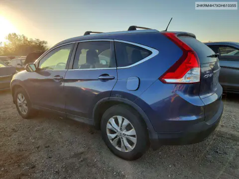 2013 Honda Cr-V Exl VIN 2HKRM4H7XDH610355 фото 2