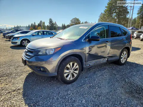 2HKRM4H71DH634009 — 2013 Honda CR-V, Сторона, фото до ремонта