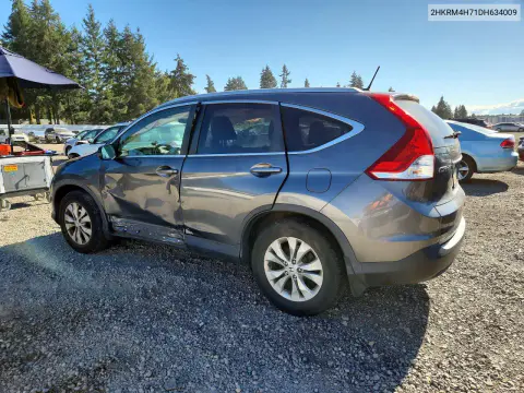 2013 Honda Cr-V Exl VIN 2HKRM4H71DH634009 фото 2