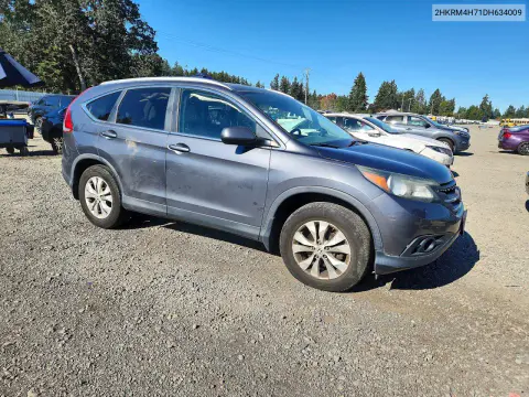 2013 Honda Cr-V Exl VIN 2HKRM4H71DH634009 фото 4