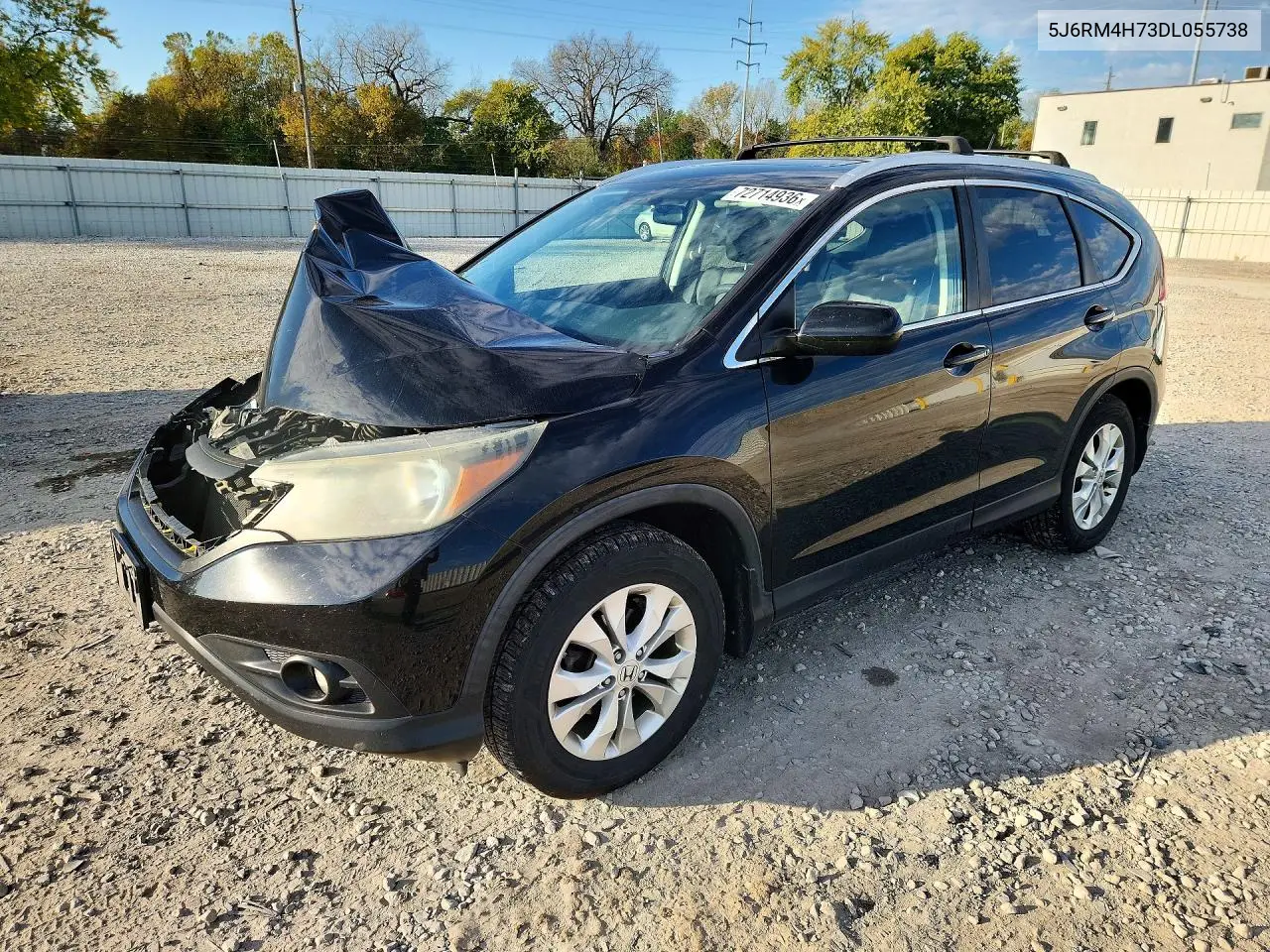 2013 Honda Cr-V Exl VIN 5J6RM4H73DL055738 фото 1