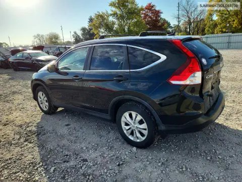 2013 Honda Cr-V Exl VIN 5J6RM4H73DL055738 фото 2
