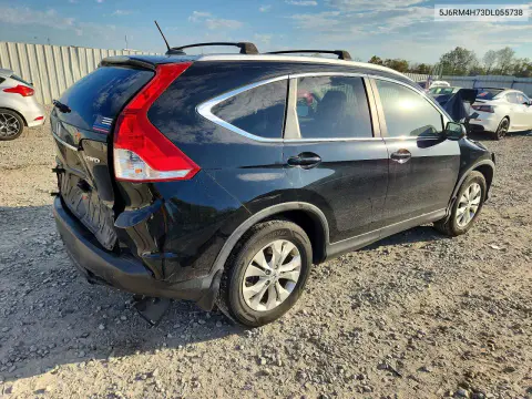 2013 Honda Cr-V Exl VIN 5J6RM4H73DL055738 фото 3