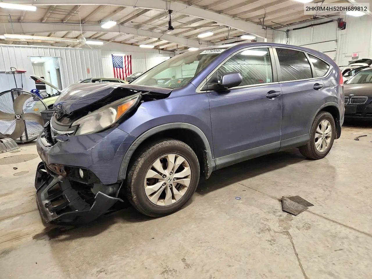 2013 Honda Cr-V Ex VIN 2HKRM4H52DH689812 фото 1