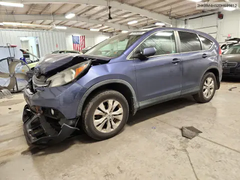 2HKRM4H52DH689812 — 2013 Honda CR-V, Передняя часть, фото до ремонта
