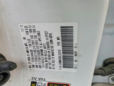 5J6RM4H38EL036195 — 2014 Honda CR-V, Передняя часть (Front End), фото до ремонта