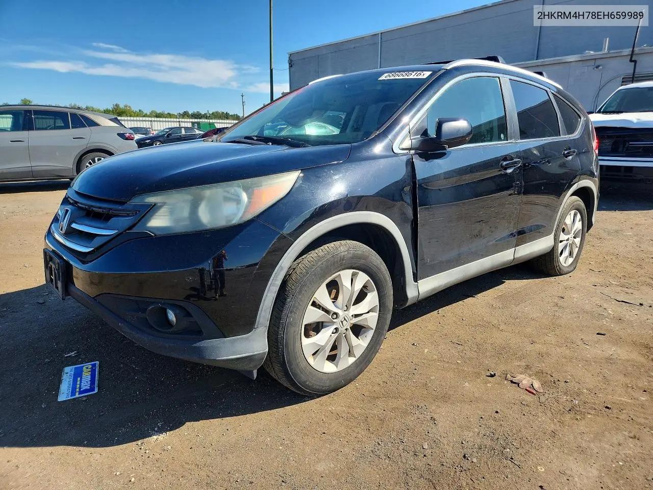 2014 Honda Cr-V Exl VIN 2HKRM4H78EH659989 фото 1