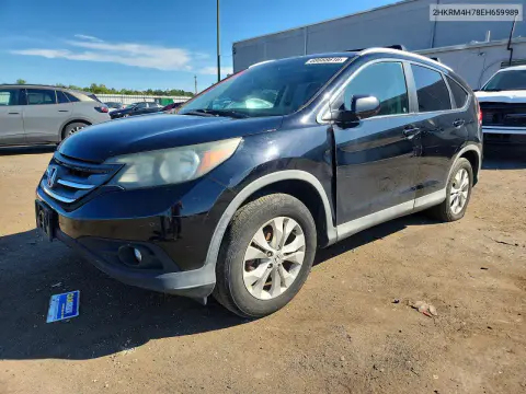 2HKRM4H78EH659989 — 2014 Honda CR-V, Задняя часть, фото до ремонта