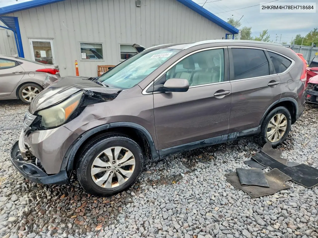 2014 Honda Cr-V Exl VIN 2HKRM4H78EH718684 фото 1