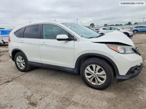 2014 Honda Cr-V Ex VIN 5J6RM4H56EL118136 фото 4