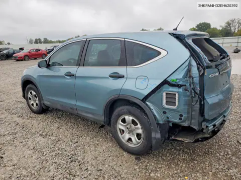 2014 Honda Cr-V Lx VIN 2HKRM4H32EH620392 фото 2