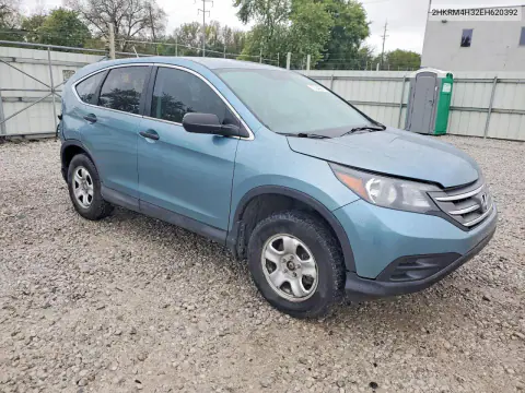 2014 Honda Cr-V Lx VIN 2HKRM4H32EH620392 фото 4