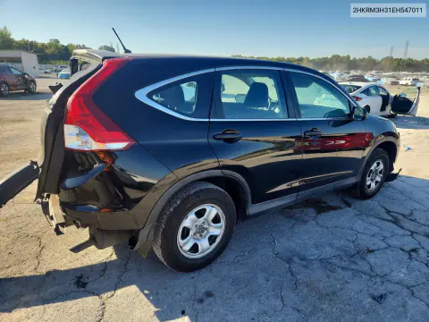 2014 Honda Cr-V Lx VIN 2HKRM3H31EH547011 фото 3
