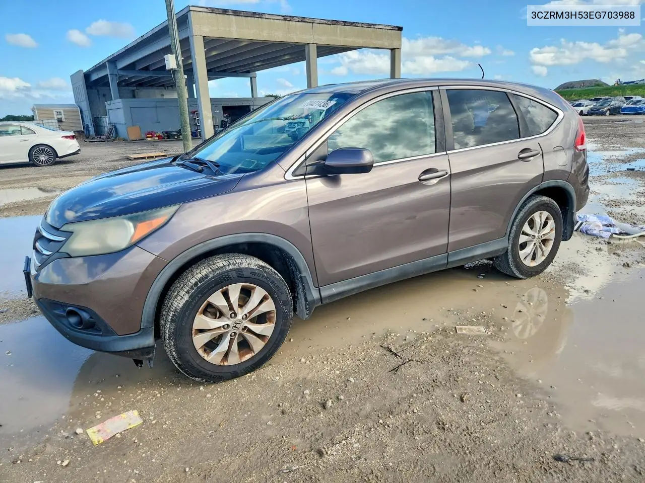2014 Honda Cr-V Ex VIN 3CZRM3H53EG703988 фото 1