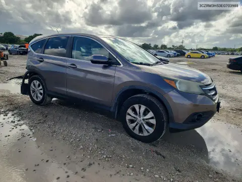 2014 Honda Cr-V Ex VIN 3CZRM3H53EG703988 фото 4