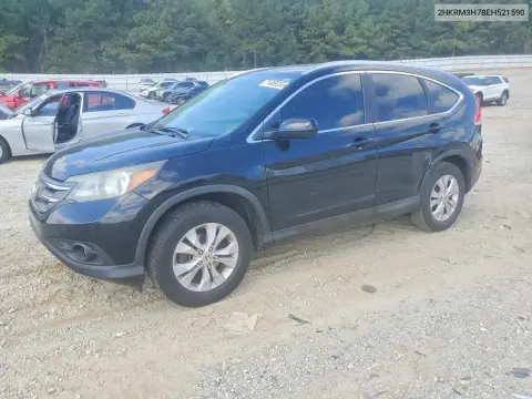 2HKRM3H78EH521590 — 2014 Honda CR-V, Сторона, фото до ремонта