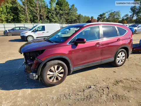 5J6RM3H7XEL042478 — 2014 Honda CR-V, Передняя часть, фото до ремонта