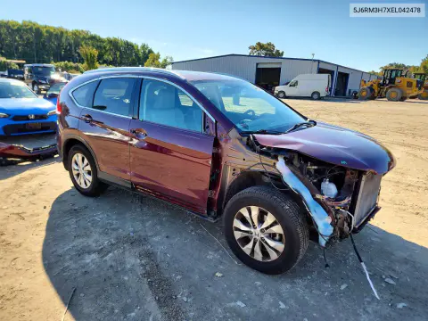 2014 Honda Cr-V Exl VIN 5J6RM3H7XEL042478 фото 4