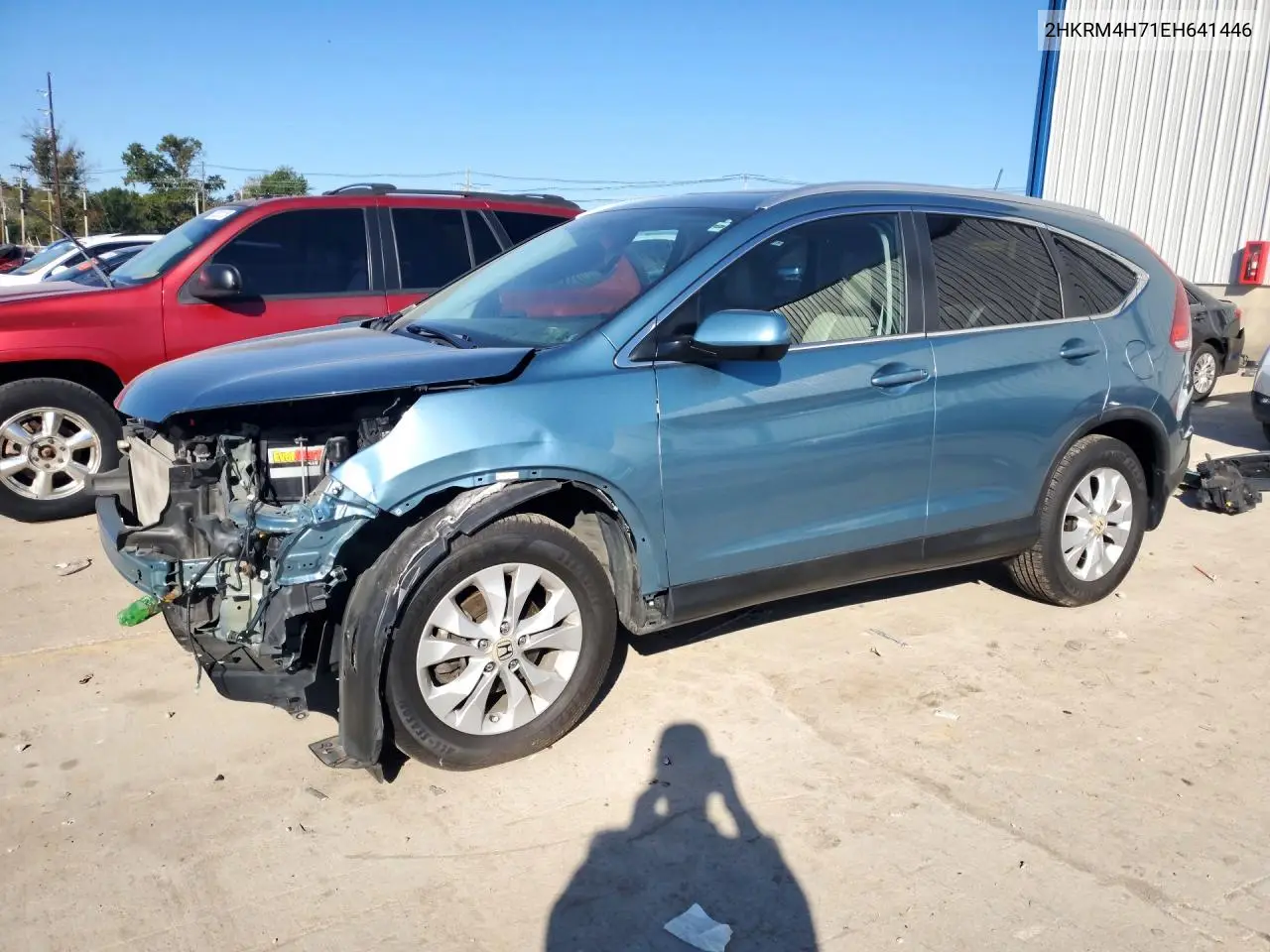 2014 Honda Cr-V Exl VIN 2HKRM4H71EH641446 фото 1