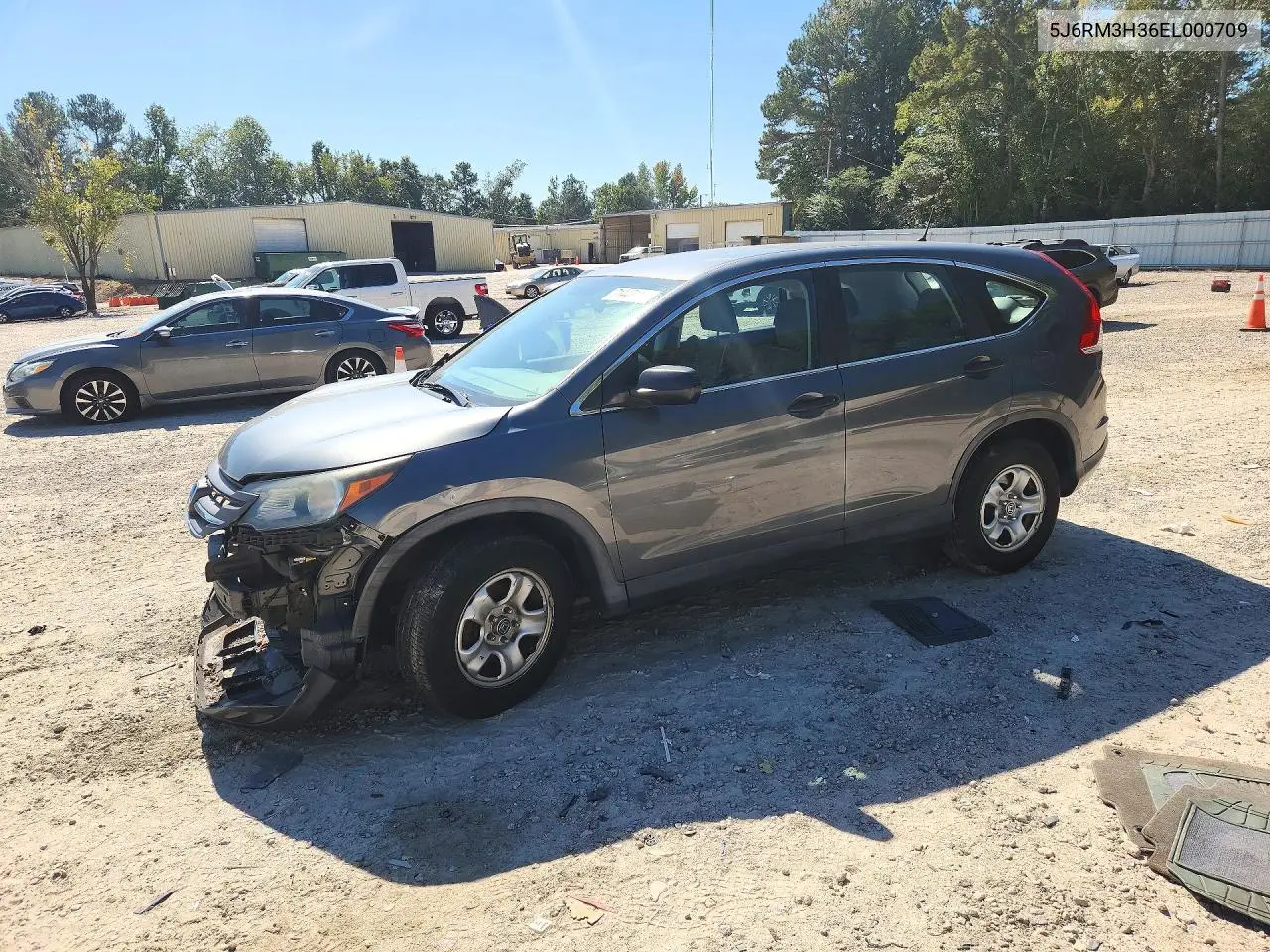 2014 Honda Cr-V Lx VIN 5J6RM3H36EL000709 фото 1