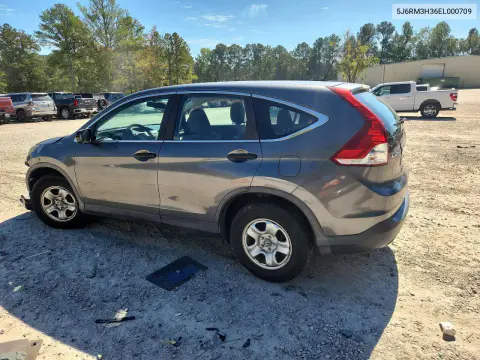 2014 Honda Cr-V Lx VIN 5J6RM3H36EL000709 фото 2