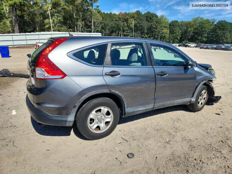 2014 Honda Cr-V Lx VIN 5J6RM3H36EL000709 фото 3