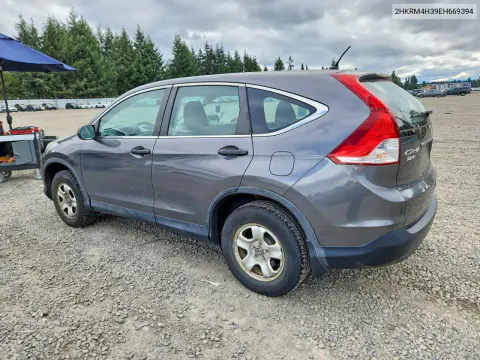 2014 Honda Cr-V Lx VIN 2HKRM4H39EH669394 фото 2