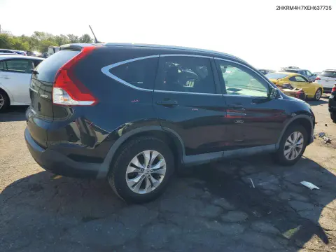 2014 Honda Cr-V Exl VIN 2HKRM4H7XEH637735 фото 3