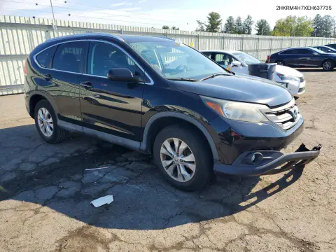 2014 Honda Cr-V Exl VIN 2HKRM4H7XEH637735 фото 4