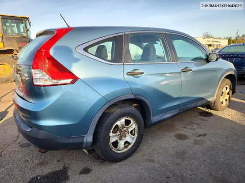 2014 Honda Cr-V Lx VIN 2HKRM4H3XEH643029 фото 3