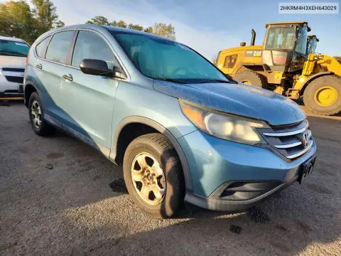 2014 Honda Cr-V Lx VIN 2HKRM4H3XEH643029 фото 4