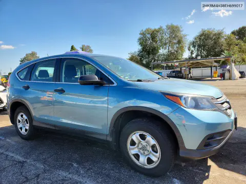 2014 Honda Cr-V Lx VIN 2HKRM4H38EH699017 фото 4