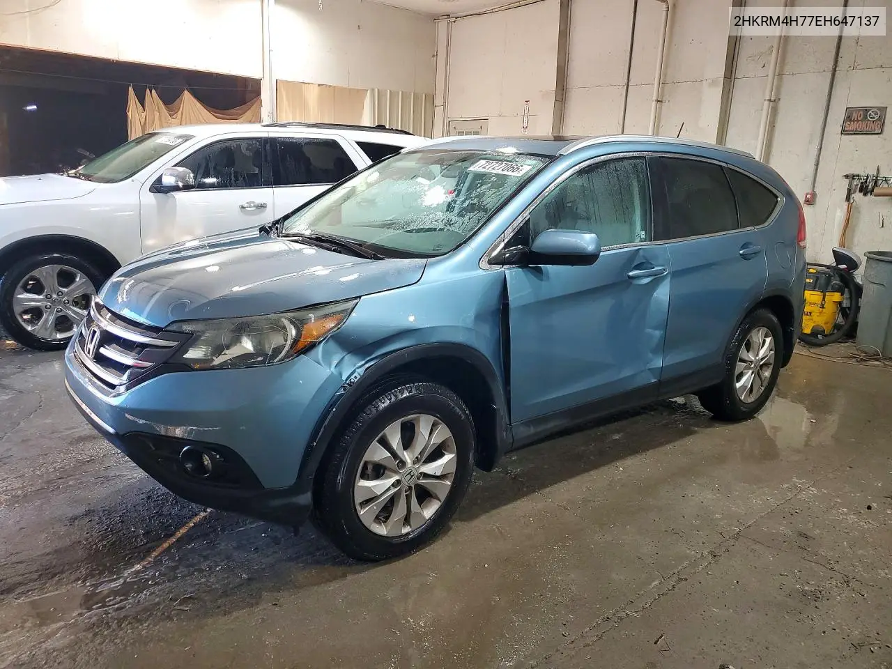 2HKRM4H77EH647137 Honda CR-V 2014 — повреждение Сторона, фото до ремонта